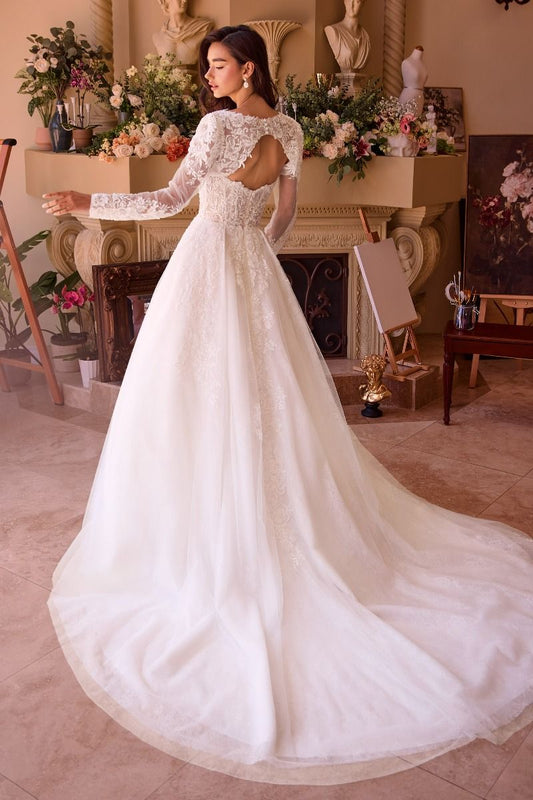 Sweetheart Applique Bridal Gown Wedding Dress - Andrea & Leo WL037